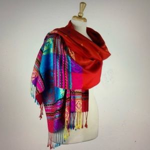 Rainbow Pashmina Scarf/Shawl